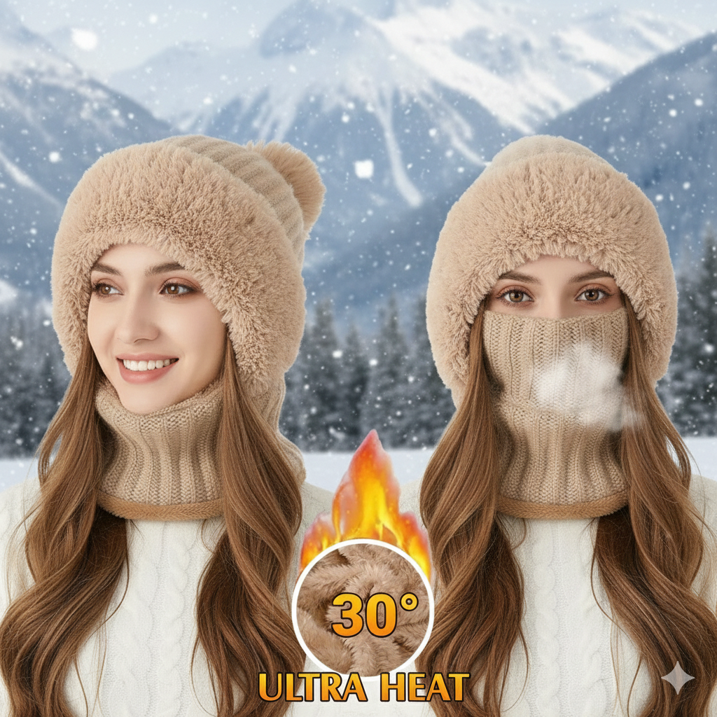 🎄 Early Christmas 70% OFF 🌡️ FancyStar™ 4-in-1 Beanie Winter Hat (Integrated Mask, Neck & Ears Warmer)