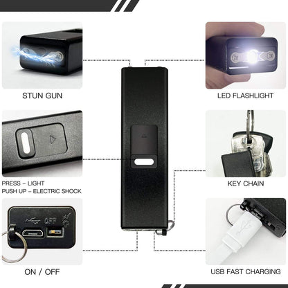 💥 2025 Mega Sale 70% OFF ️🔥 BoltUSB 50M Volts Stun USB Keychain ⚡ Hi-Tech - Smart Defend