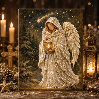 🔥 XMAS PRE-SALE 49% OFF 🎄 Blessing Christmas 3D Pearl Art DIY Kit – Festive Holiday Wall Decor