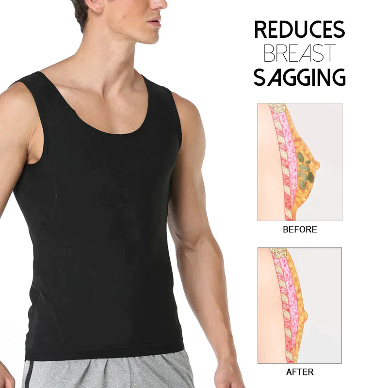 MenSlim Gynecomastia Compression  Suptruck TankTop