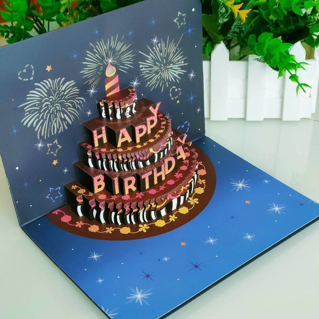 3D Birthday Card with LIGHTS & SOUND