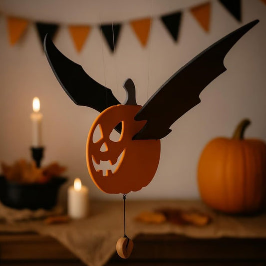 👻 Halloween Sale 49% OFF 🎃 Handcrafted Wooden Pumpkin Ghost Ornament
