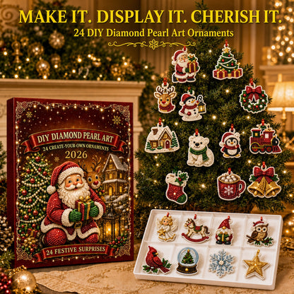 🔥 XMAS DEAL ALERT  70% OFF🔥 2026 Christmas DIY Advent Calendar Pearl Art Kit – Hanging Christmas Decorations & Holiday Decor