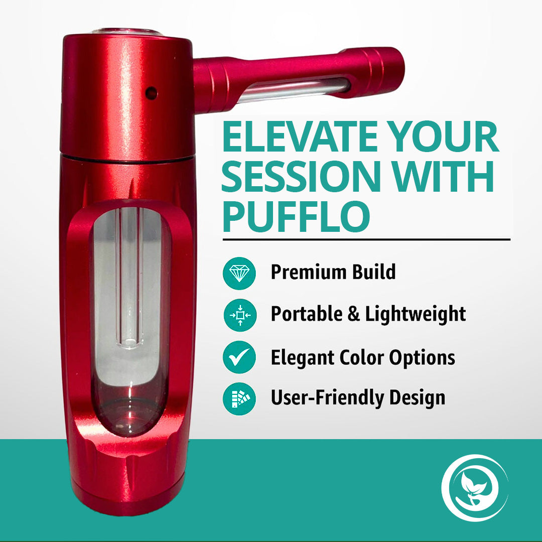 Pufflo™ Pure Flavor Smoking Bottle. Clean Taste. Filtered Draw.