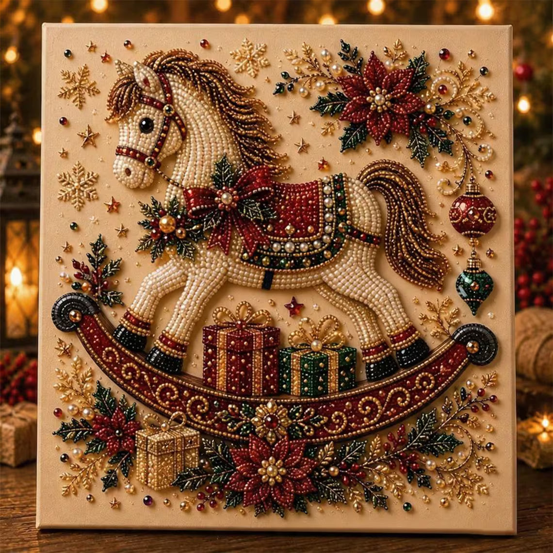 🔥50% OFF🎄 - DIY Diamond Pearl Painting Art Kit - 2026 Top Picks Handcrafted Holiday Decor
