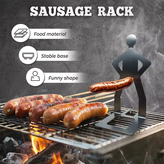 📣 Holiday Sale 49% OFF 🔥 GrillMan BBQ Stainless Steel Sausage Rack