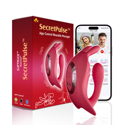 SecretPulse™ SUPTRUCK x9 Dual-Stimulation Wearable Massager 💦 Global App-Control & 9 Vibrating Modes 💥 2026 Limited 70% ️OFF