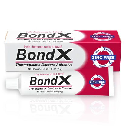 🎃 Halloween Pre-Sale 💥 75% OFF — BONDX Thermoplastic Denture Adhesive