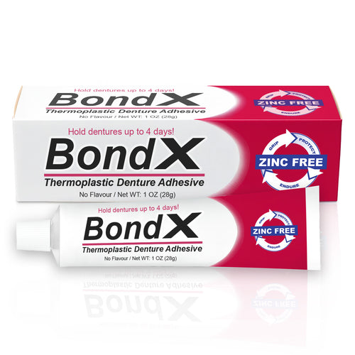 🎃 Halloween Pre-Sale 💥 75% OFF — BONDX Thermoplastic Denture Adhesive
