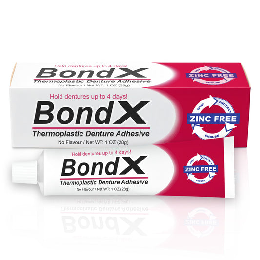 🎃 Halloween Pre-Sale 💥 75% OFF — BONDX Thermoplastic Denture Adhesive