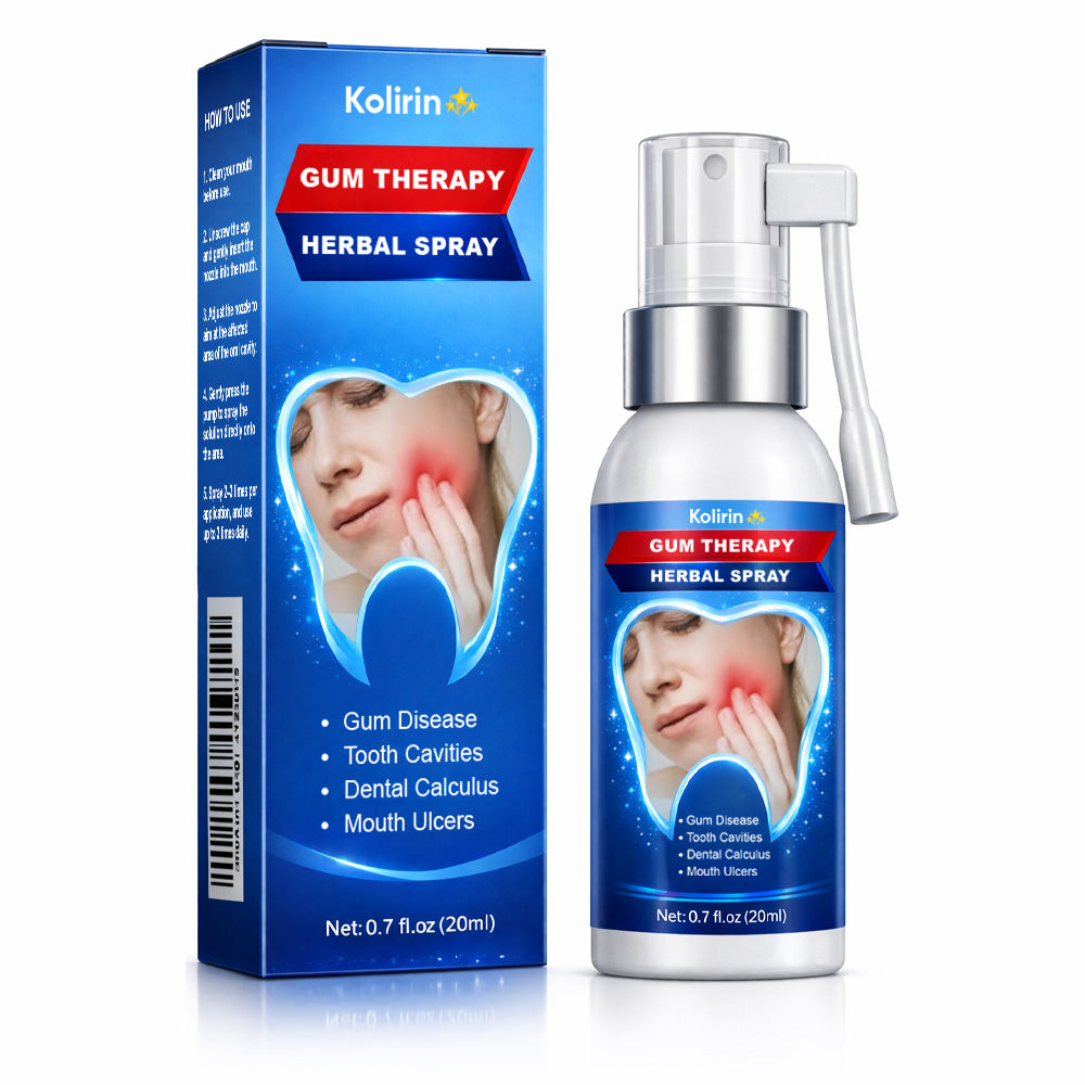💥 2026 Limited 75% OFF ️🦷 Kolirin™ Gum Therapy Herbal Spray - Solve All Oral Problems