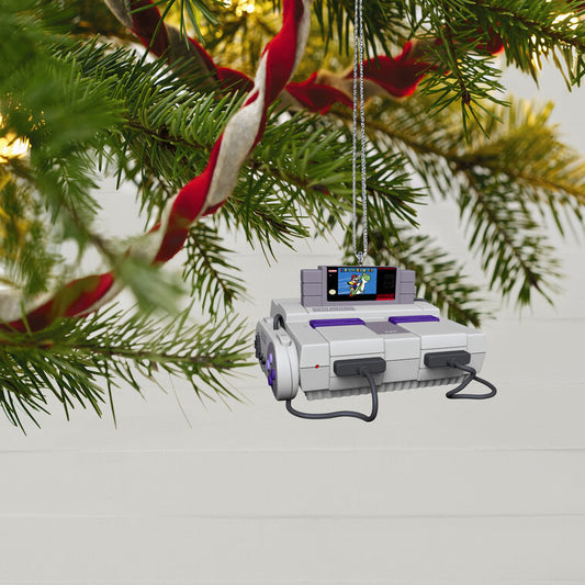 🎄 Early Christmas Sale 49% OFF 🎮 Super Nintendo (SNES) Retro Christmas Ornament