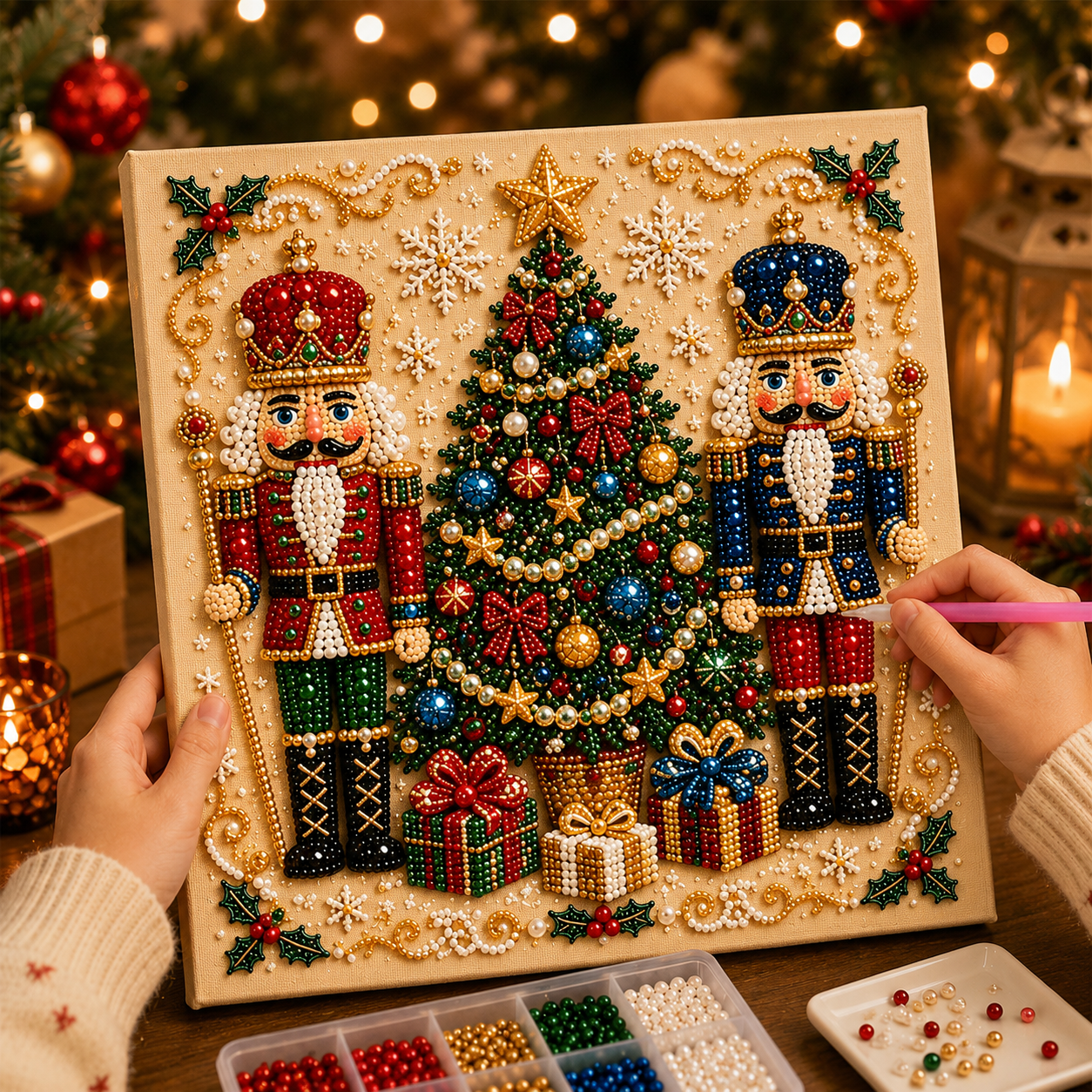HOLIDAY SALE - 50% OFF 🎄 Christmas Decor DIY Pearl Painting Art