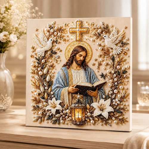 HOLIDAY SALE - 50% OFF 🎄 Jesus Nativity DIY Pearl Painting Art