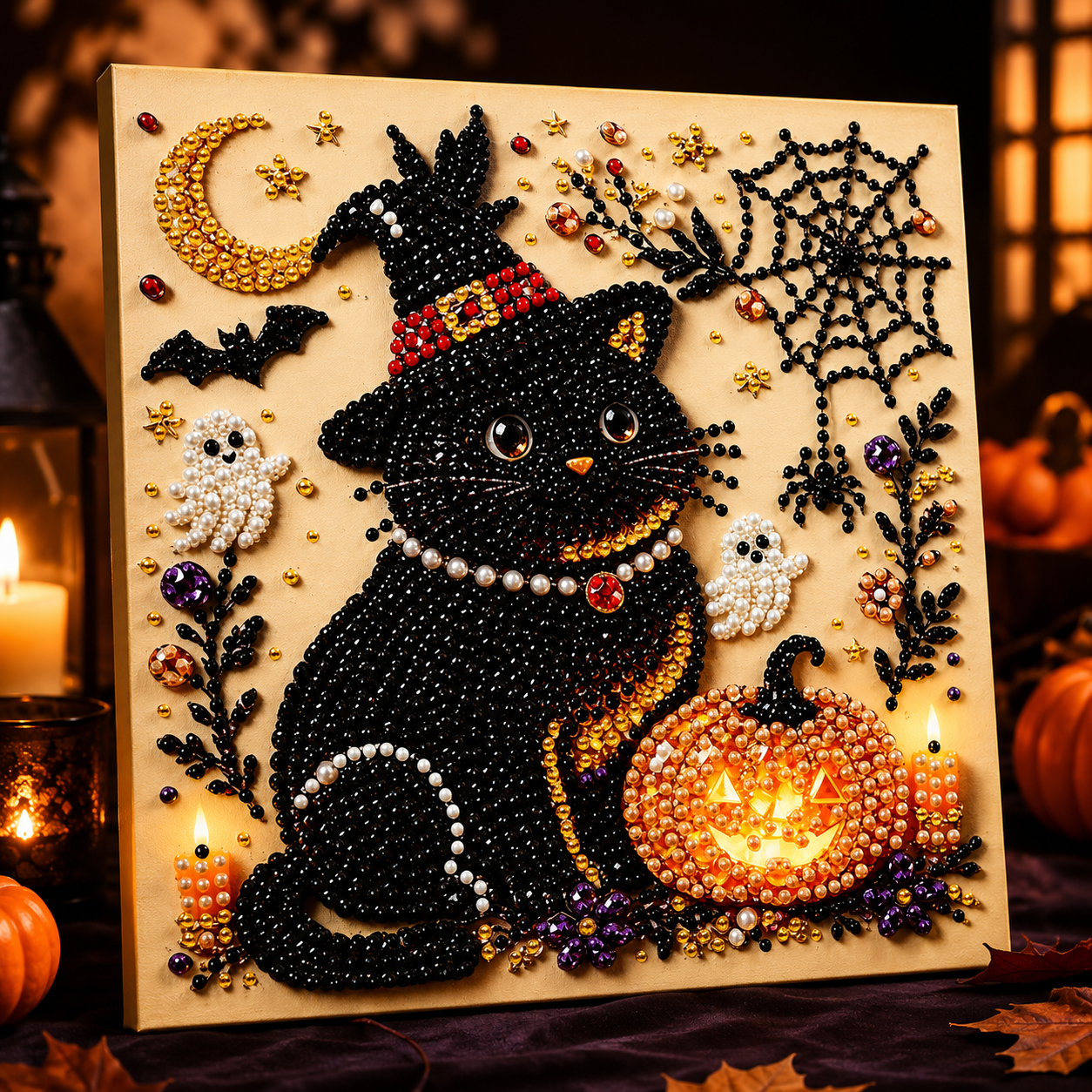 HOLIDAY SALE - 50% OFF 🎄 Halloween Wall DIY Pearl Painting Art