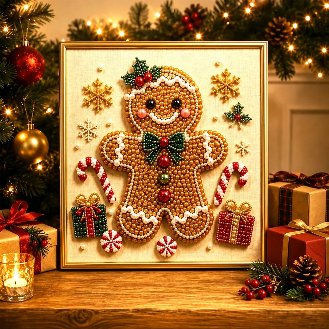 HOLIDAY SALE - 50% OFF 🎄 Christmas Decor DIY Pearl Painting Art