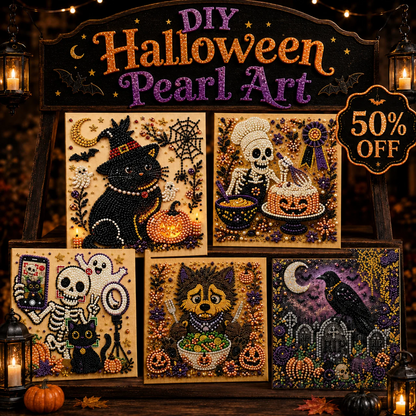 HOLIDAY SALE - 50% OFF 🎄 Halloween Wall DIY Pearl Painting Art