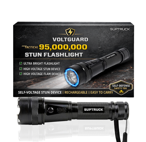 💥 2026 Flash Sale 75% OFF ️🔦 SUPTRUCK™ VoltGuard 95M Stun Flashlight ⚡