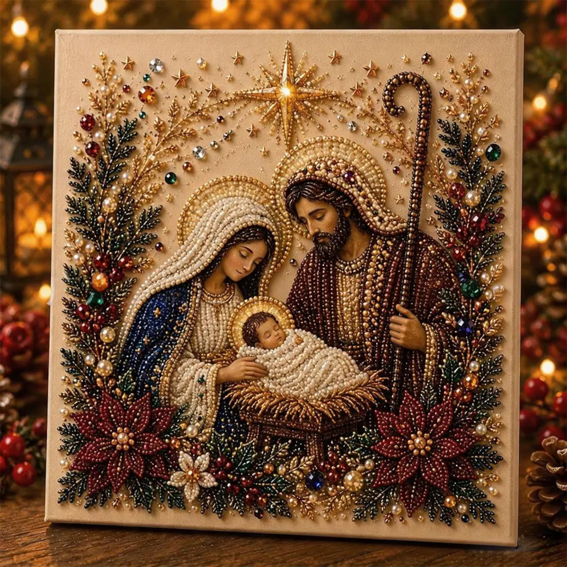 🔥50% OFF🎄 - DIY Diamond Pearl Painting Art Kit - 2026 Top Picks Handcrafted Holiday Decor