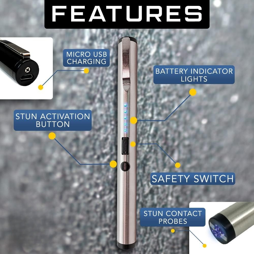 💥SUPTRUCK™ Defense Pro 32,000,000 Stun Pen🔥Looks Like a Pen - Hits Like a Storm