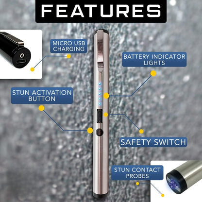 💥SUPTRUCK™ Defense Pro 32,000,000 Stun Pen🔥Looks Like a Pen - Hits Like a Storm