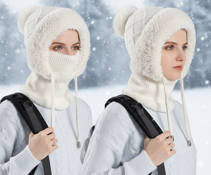 🎄 Early Christmas 70% OFF 🌡️ FancyStar™ 4-in-1 Beanie Winter Hat (Integrated Mask, Neck & Ears Warmer)