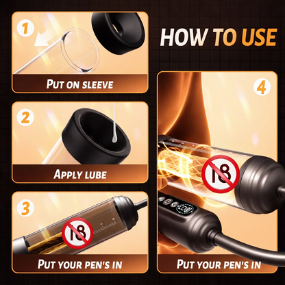 🏆 NEW UPGRADED 50% OFF 💪 BIGMAN Automatic Enlargement Pump Device