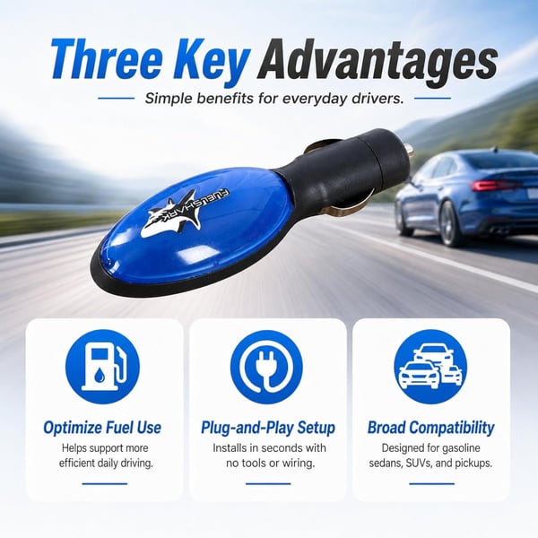 🚗 SAVE 30% On Fuel Consumption ⛽ 2026 NEW Plug-and-Play Fuel Saver for Cars & Trucks