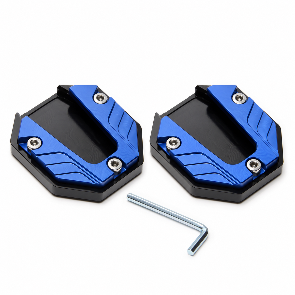 🔥2026 HOT DEAL 70% OFF🔧 SET 2 Motorcycle Kickstand Foot Side Stand Extension Pads