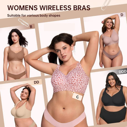 LAST DAY 49% OFF 💃 Wireless Supportive Jelly Bra – Seamless Comfort for Plus Size