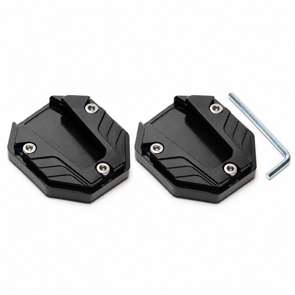 🔥2026 HOT DEAL 70% OFF🔧 SET 2 Motorcycle Kickstand Foot Side Stand Extension Pads