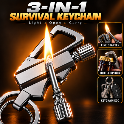 🔥2026 HOT DEAL 70% OFF🔥KeyFire™ 3-in-1 Portable multifunctional ignition device