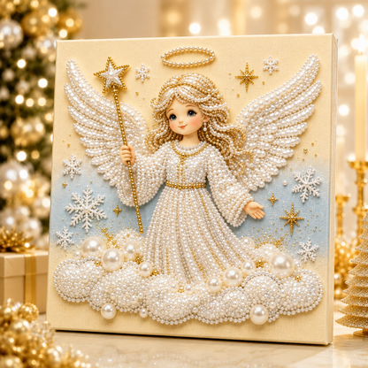 🔥 XMAS PRE-SALE SPECIAL 70% OFF🔥 Holiday Pearl Magic DIY Art Kit – 5 Festive Christmas Designs, 3D Beaded Craft