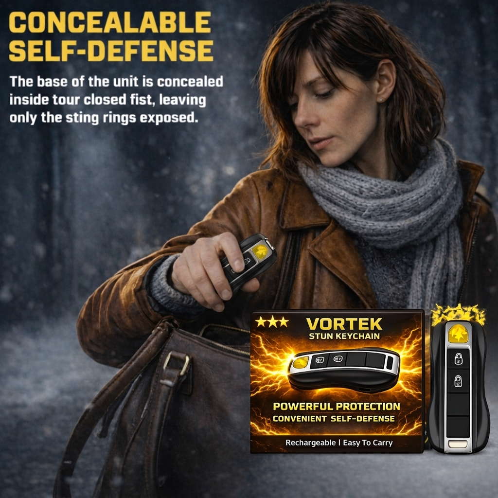 Limited Sales 75% OFF ⚡ 2026 Upgraded Vortek Stun Car Keychain