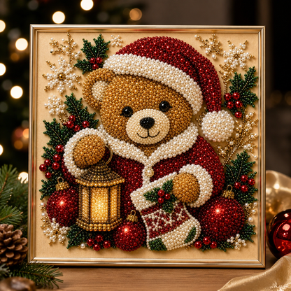 ❄️ CHRISTMAS SALE 49% OFF 🎄 6 Jolly Christmas 3D Diamond Pearl DIY Art Kit