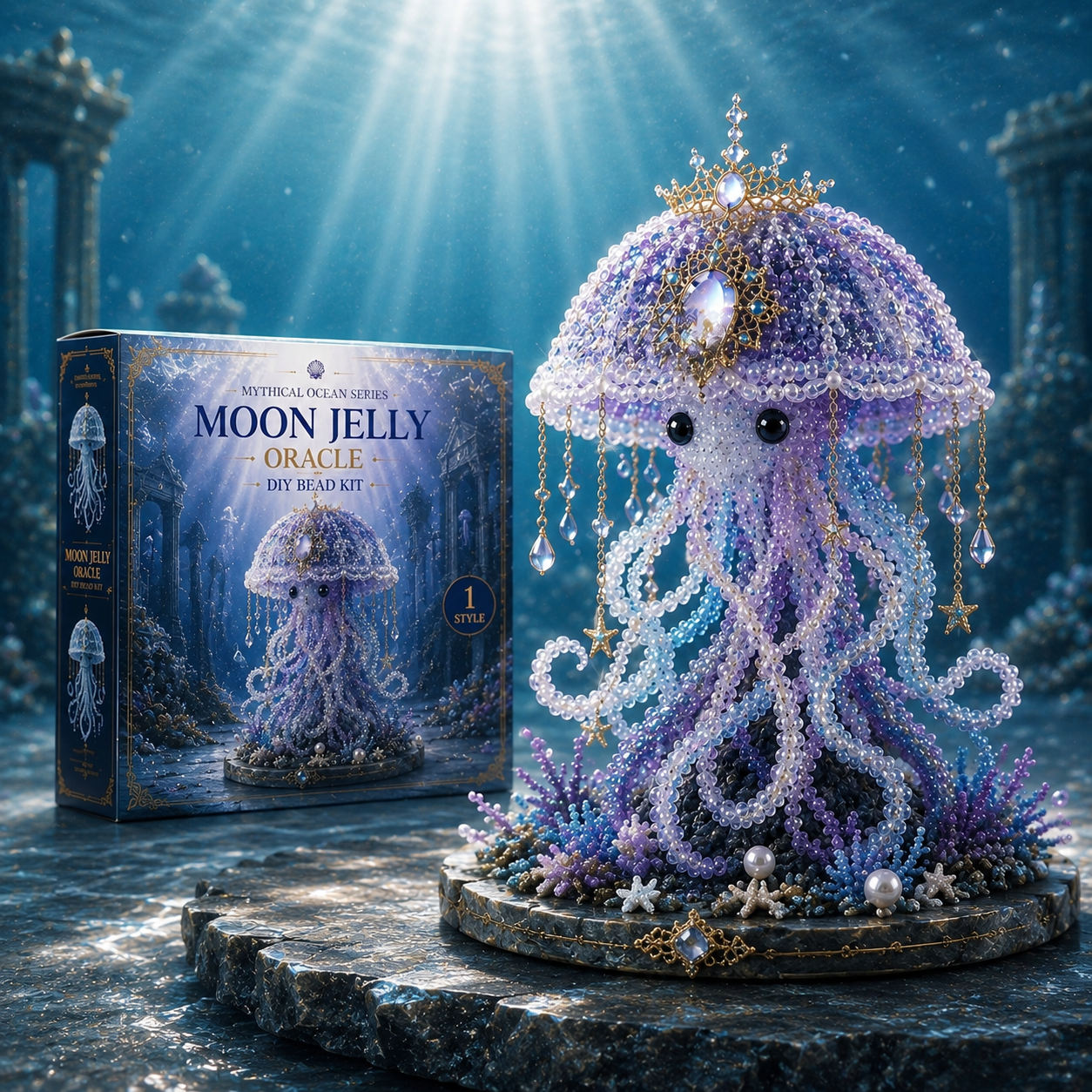 HOLIDAY SALE - 50% OFF 🎄 Mythical Ocean DIY Pearl Art Kit