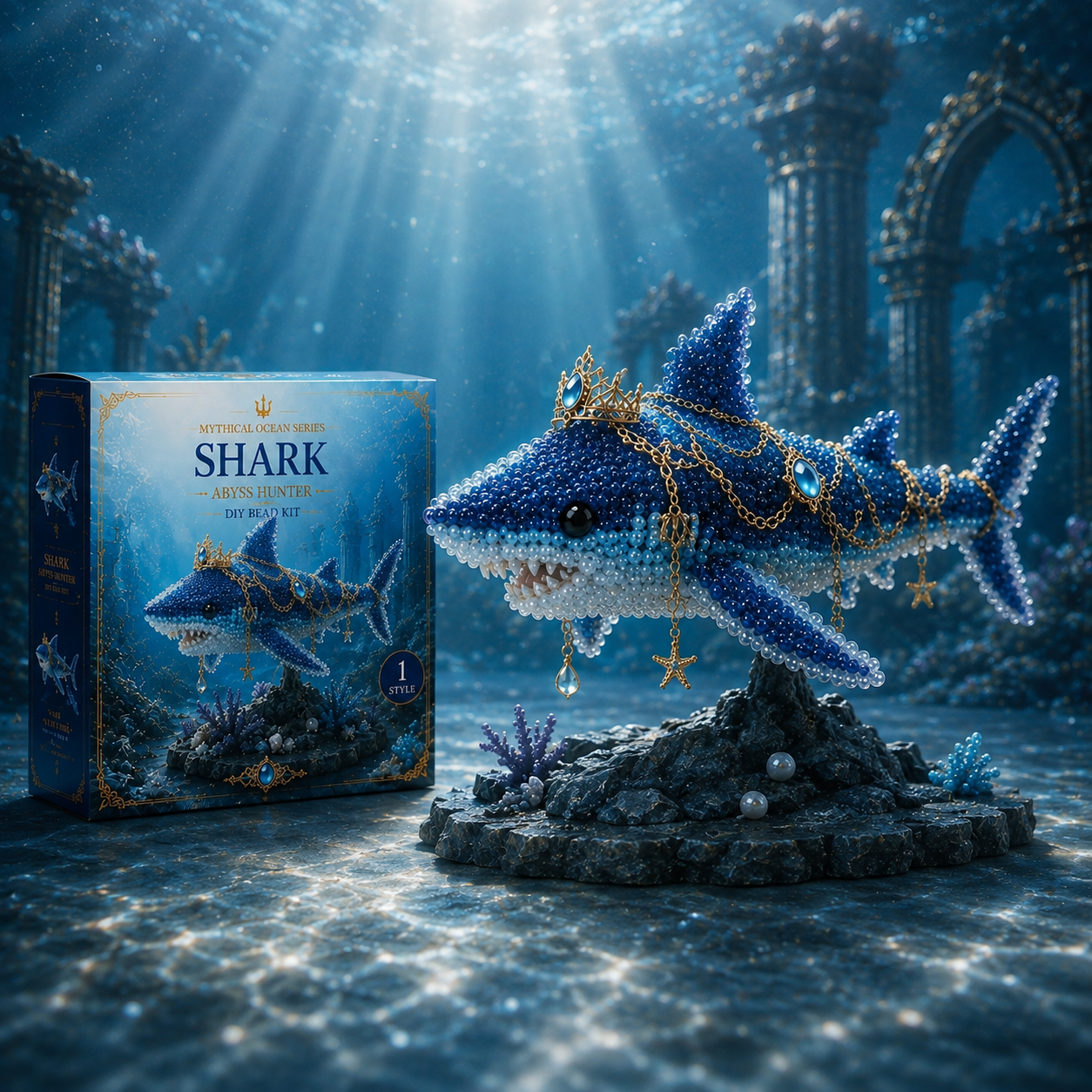 HOLIDAY SALE - 50% OFF 🎄 Mythical Ocean DIY Pearl Art Kit
