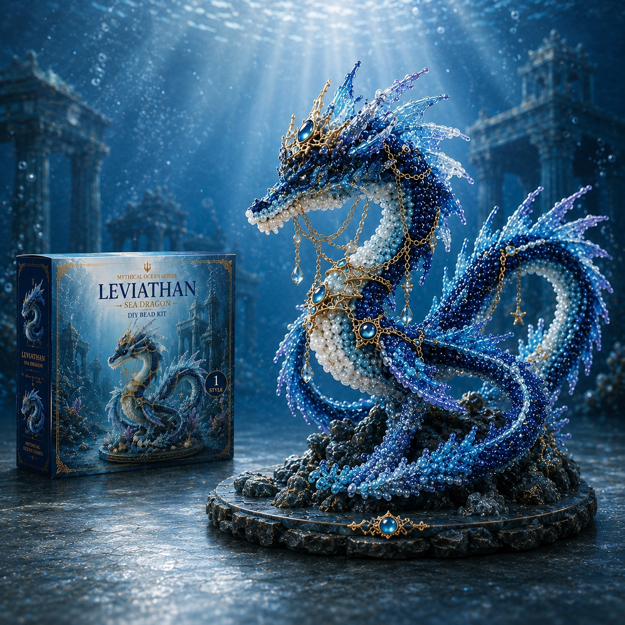 HOLIDAY SALE - 50% OFF 🎄 Mythical Ocean DIY Pearl Art Kit