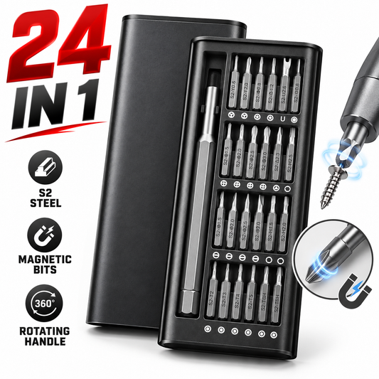 LIMITED-TIME 50% OFF!🔧 24in1 Magnetic Mini Screwdriver Set - For Effortless, High-Precision Repairs!