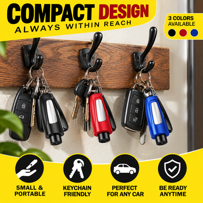 🔥 LAST DAY – 50% OFF 🔥 2-in-1 Car Emergency Window Breaker & Seatbelt Cutter