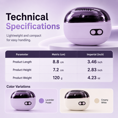 2026 UPGRADED - 50% OFF 🔥 Naily™ 2-in-1 Electric Nail Trimmer & Grinder