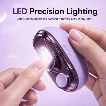 2026 UPGRADED - 50% OFF 🔥 Naily™ 2-in-1 Electric Nail Trimmer & Grinder