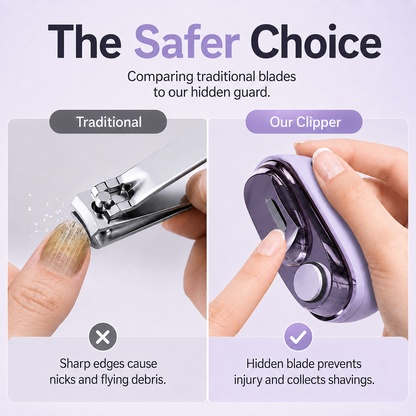 2026 UPGRADED - 50% OFF 🔥 Naily™ 2-in-1 Electric Nail Trimmer & Grinder