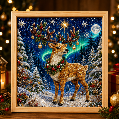 ❄️ CHRISTMAS SALE 49% OFF 🎄 6 Jolly Christmas 3D Diamond Pearl DIY Art Kit