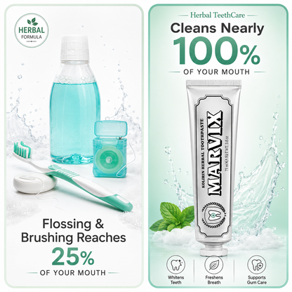 💥 LAST DAY 75% OFF ️🦷 Marvix™ Kolirin Herbal Toothpaste - Solve all Oral Problems
