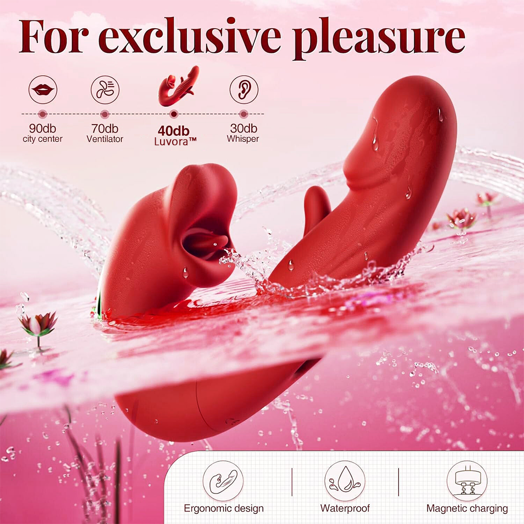 70% OFF 💋 2026 Upgraded Luvora™. The Ultimate 4-in-1 Flapping & Licking Vibrator
