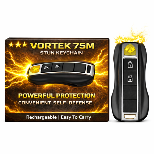 Vortek 75M Stun Car Keychain ⚡ 2026 New Year 75% OFF | SUPTRUCK™ 💥