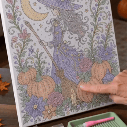 🎃HALLOWEEN PRE-SALE 70% OFF 🎃Spooky Pearl Magic DIY Art Kit – Enchanting Halloween Designs, 3D Beaded Craft