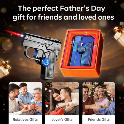 🔥 Father's Day Gift 70% OFF 🔥 Multi-Functional Metal Windproof Torch Lighter, Rotating & Foldable