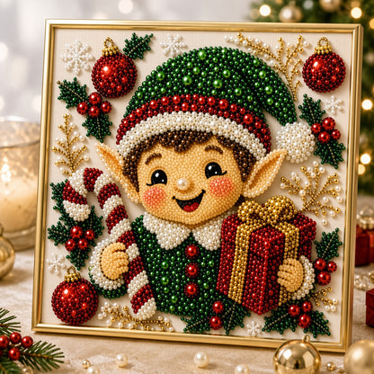 🔥 EARLY CHRISTMAS DEAL 70% OFF 🎄Pearlie Christmas DIY Diamond Pearl Painting Art Kit